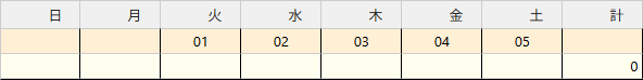 入力した予算金額を消去出来ます。