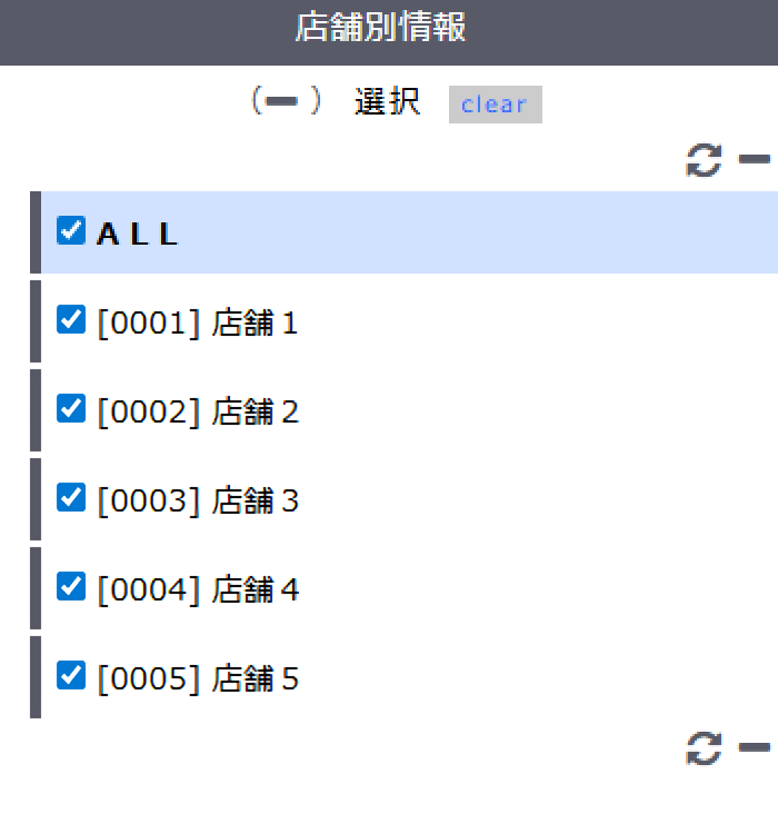 店舗指定