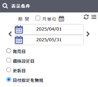 表示条件